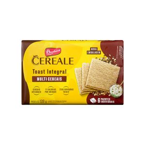 Torrada Integral Multi Cereais Cereale Bauducco 128g