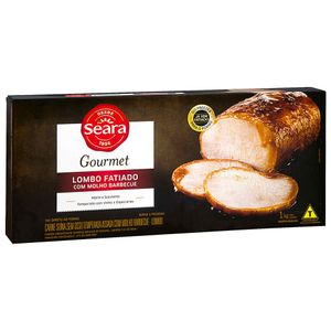 Lombo Suíno Fatiado Gourmet com Molho Barbecue Congelado Seara 1kg