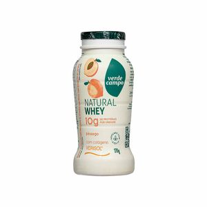 Iogurte de Pêssego Zero Lactose 10g Proteínas Natural Whey Verde Campo 170g