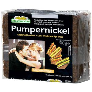 Pão de Centeio Pumpernickel Mestemacher 500g