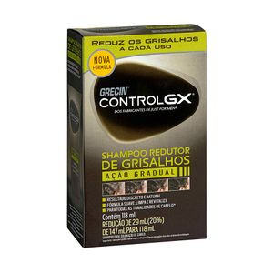 Shampoo Grecin Redutor de Grisalhos ControlGX 118ml