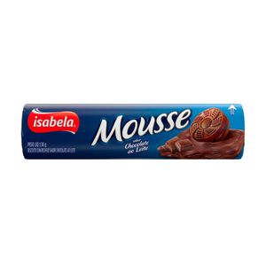 Biscoito Recheado Chocolate ao Leite Mousse Isabela 130g