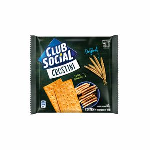 Biscoito Crostini Original Club Social 80g
