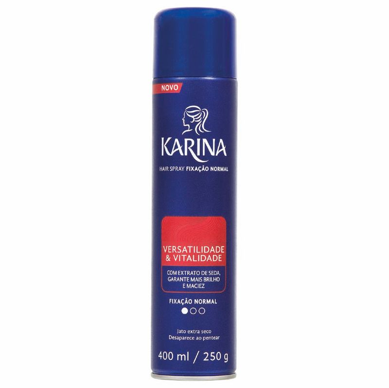 Hair-Spray-Karina-Fixacao-Normal-Versatilidade---Vitalidade-400ml-Zaffari-00