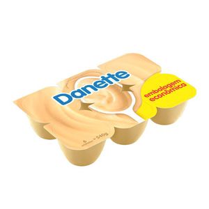 Sobremesa de Chocolate Branco Danette Danone 540g Embalagem Promocional