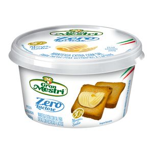 Manteiga com Sal Zero Lactose Gran Mestri 200g
