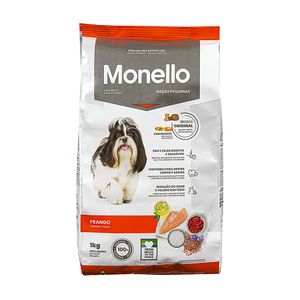 Ração para Cães Monello Adultos Raças Pequenas Premium Especial Frango 1kg