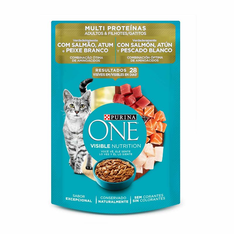 Racao-Umida-para-Gatos-Purina-One-Adultos---Filhotes-Salmao-Atum-e-Peixe-Branco-85g-Zaffari-00