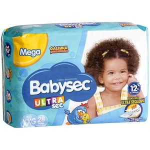 Fralda Babysec Galinha Pintadinha Ultrasec XXG 28 unidades