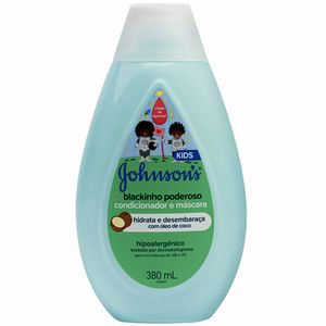 Condicionador e Máscara Johnson's Kids Blackinho Poderoso 380ml