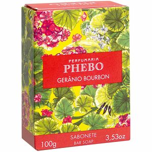 Sabonete em Barra Phebo Gerânio Bourbon 100g