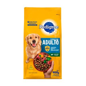 Ração para Cães Pedigree Adultos Carne e Vegetais 900g