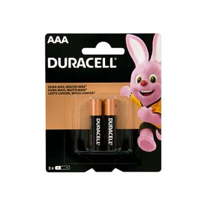 Pilha Alcalina AAA Palito Duracell 2 unidades