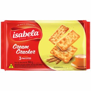 Biscoito Cream Cracker Isabela 350g