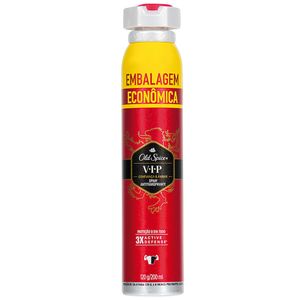 Desodorante Spray Antitranspirante Old Spice VIP 200ml Embalagem Econômica