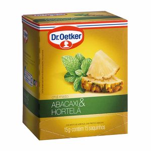 Chá Abacaxi com Hortelã Dr.Oetker 15 sachês