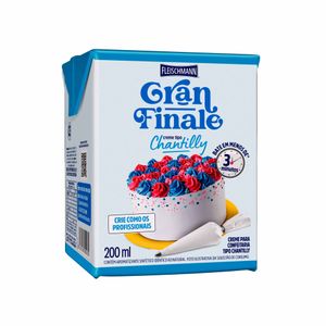 Creme tipo Chantilly Gran Finale Fleischmann 200ml