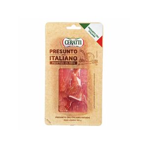 Presunto Cru Italiano Fatiado Ceratti 100g