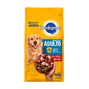 Ração para Cães Pedigree Adultos Carne, Frango e Cereais 900g