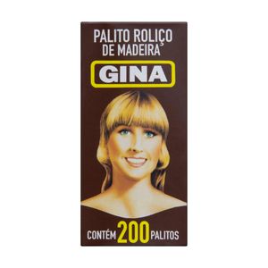 Palito de Dente de Madeira Gina 200 unidades