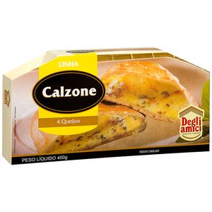 Calzone de 4 Queijos Congelado Degli Amici 400g