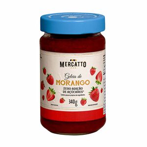 Geleia de Morango Zero Açúcar Mercatto 340g