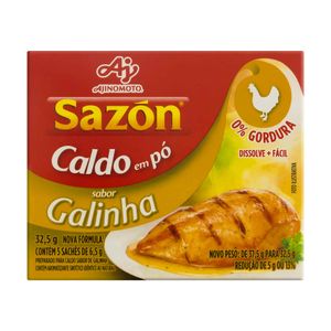 Caldo em Pó sabor Galinha Sazón Ajinomoto 32,5g