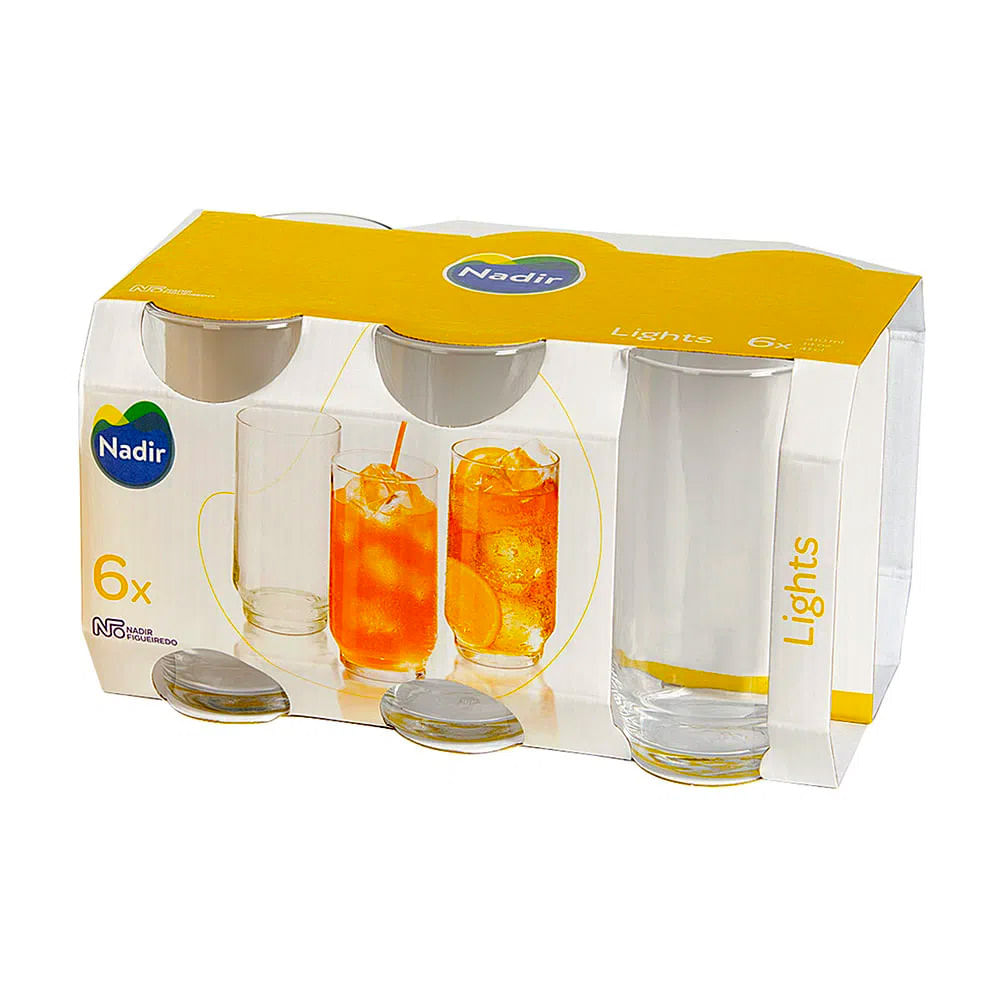 Conjunto Copos Lights 7604 Nadir 6 unidades - Zaffari