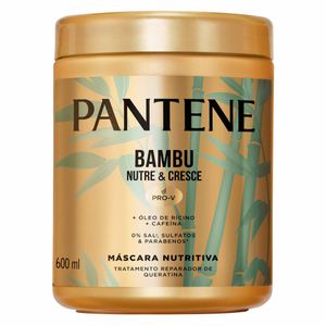 Máscara Capilar Nutritiva Pantene Bambu Nutre & Cresce 600ml