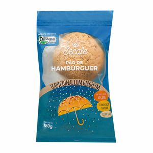 Pão de Hambúrguer Tradicional com Gergelim Orgânico Secale 180g
