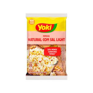 Pipoca para Micro-ondas Premium Natural com Sal Yoki 50g