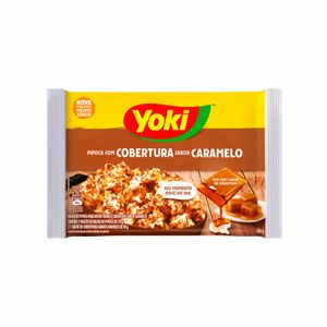 Pipoca para Micro-ondas Cobertura Caramelo Yoki 160g