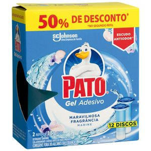 Conjunto com 2 Refis Gel Adesivo Pato Marine 38g