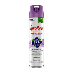 Desinfetante Lysoform Spray Lavanda 360ml