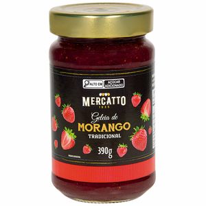 Geleia de Morango Tradicional Mercatto 390g
