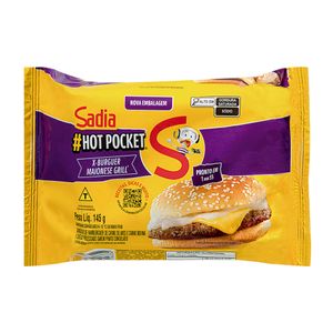 Hambúrguer X-Burguer Maionese Grill Hot Pocket Congelado Sadia 145g