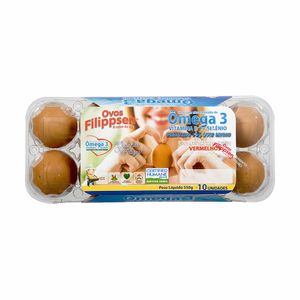Ovos Caipira Ômega 3 Filippsen 10 unidades