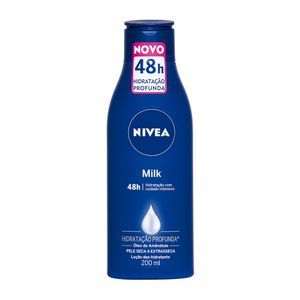 Loção Hidratante Nivea Milk Hidratação Intensiva Pele Seca a Extrasseca 200ml