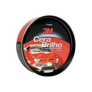 Cera para Carros em Pasta com Silicone e Carnaúba Cera Brilho 3M 200g