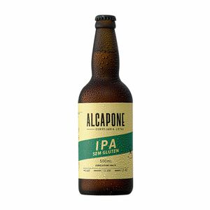 Cerveja Alcapone IPA Puro Malte sem Glúten Garrafa 500ml