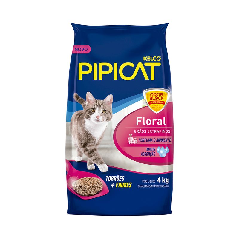 Granulado-Higienico-para-Gatos-Floral-Pipicat-Kelco-4kg-Zaffari-00