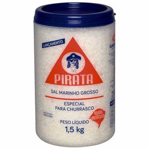 Sal Marinho Grosso Especial para Churrasco Pirata 1,5kg