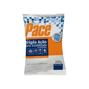 Cloro Desinfetante para Piscina Tripla Ação Pace 200g