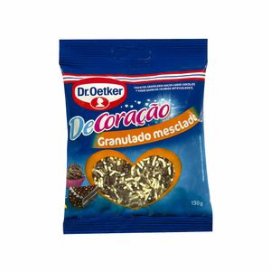 Confeito Chocolate e Baunilha Granulado Dr.Oetker 130g