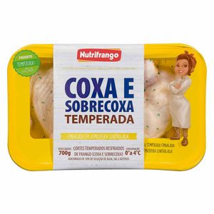 Coxa e Sobrecoxa de Frango Temperada Resfriada Nutrifrango 700g