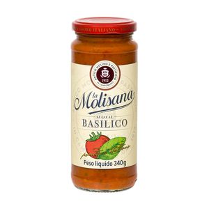 Molho de Tomate Basílico La Molisana 340g