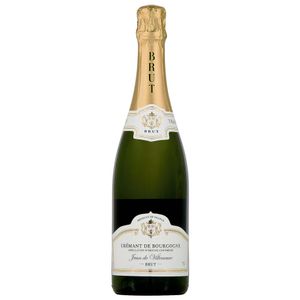 Espumante Francês Brut Branco Jean de Villeneuve Crémant de Bourgogne 750ml