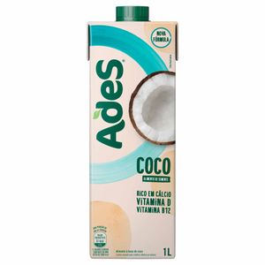 Bebida de Leite de Coco sem Glúten Ades 1 Litro