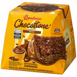 Chocottone Mousse Fermentação Natural Bauducco 450g