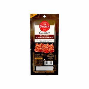 Salame tipo Italiano com Borda de Pimenta Fatiado Seara 100g